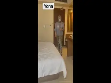 Ukhti Tante Kebaya Ungu Cantik Pasrah Kasur Hotel